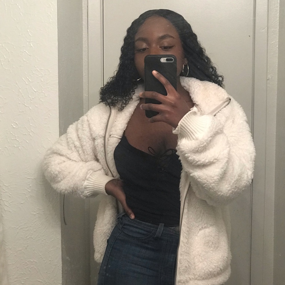 Fluffy jacket